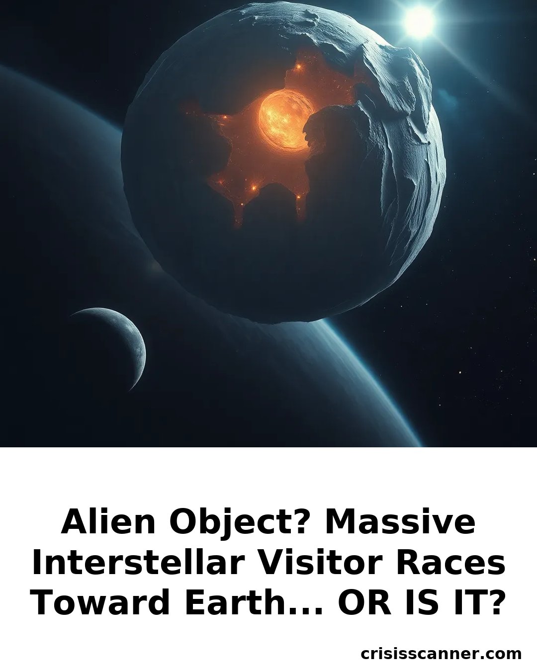ALIEN OBJECT? MASSIVE INTERSTELLAR VISITOR RACES TOWARD EARTH... OR IS IT?