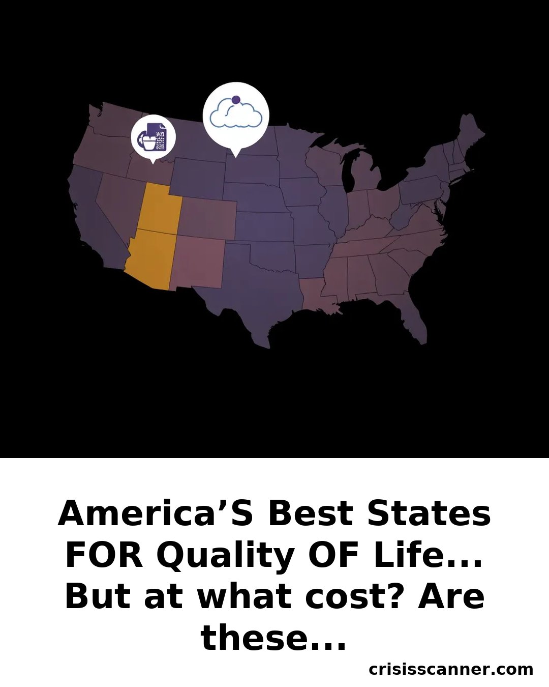 AMERICA’S BEST STATES FOR QUALITY OF LIFE... But at what cost? Are these rankings politically motivated?