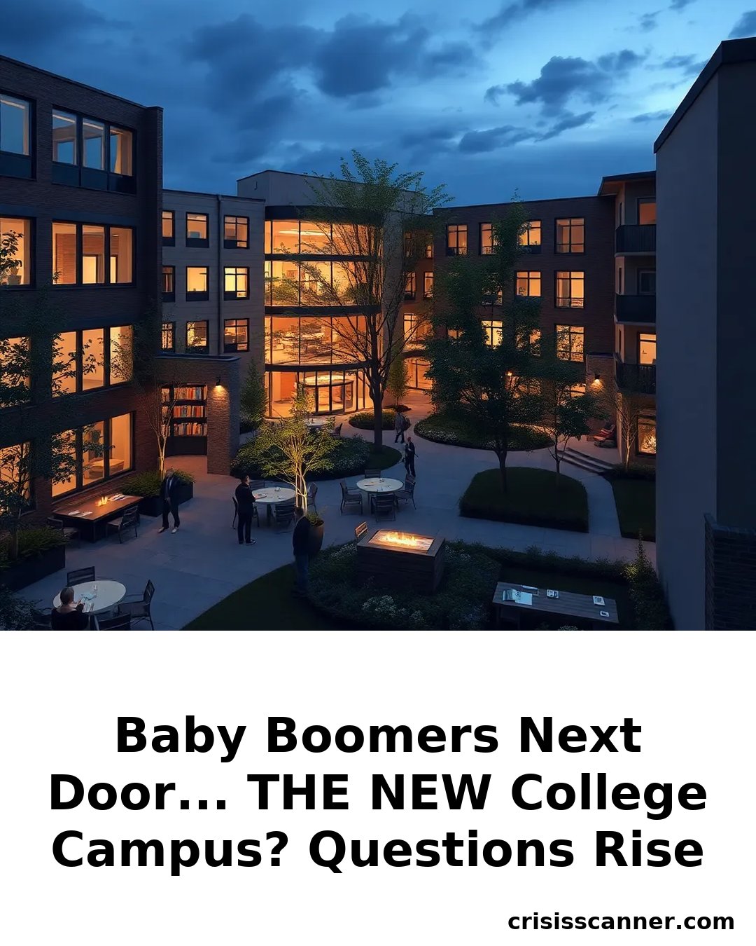 BABY BOOMERS NEXT DOOR... THE NEW COLLEGE CAMPUS? QUESTIONS RISE