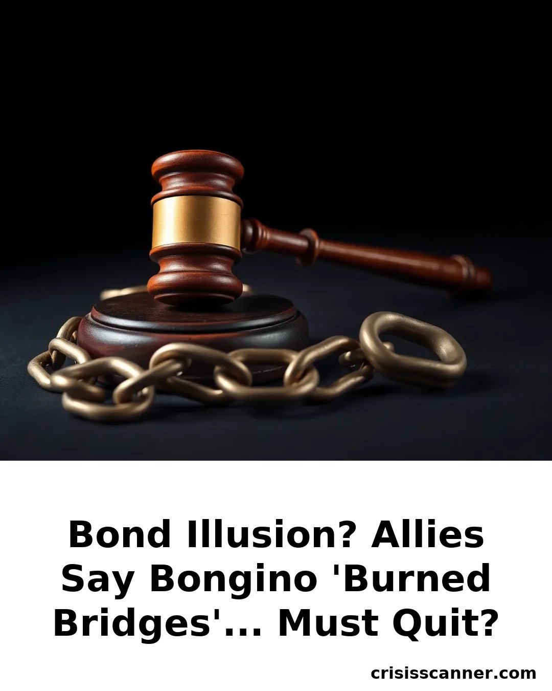 BOND ILLUSION? Allies Say Bongino 'Burned Bridges'... Must Quit?