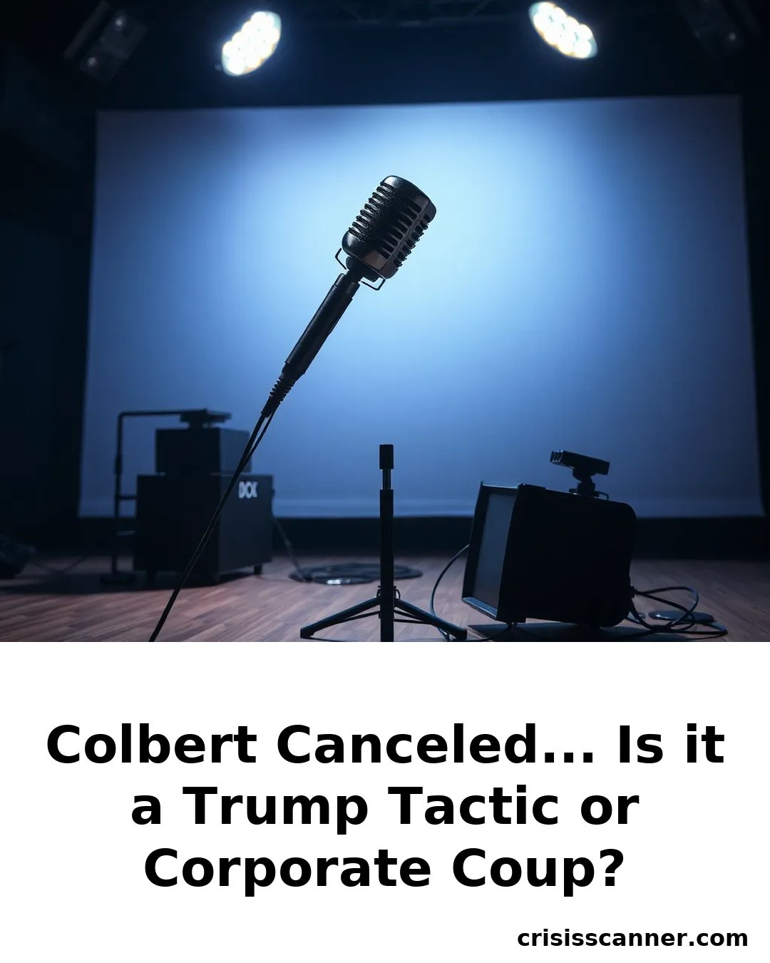 COLBERT CANCELED... Is it a Trump Tactic or Corporate Coup?