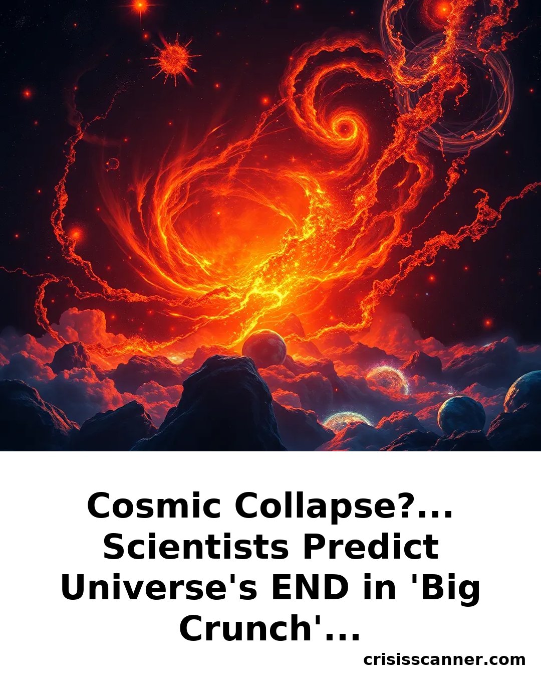 COSMIC COLLAPSE?... Scientists Predict Universe's END in 'Big Crunch'...