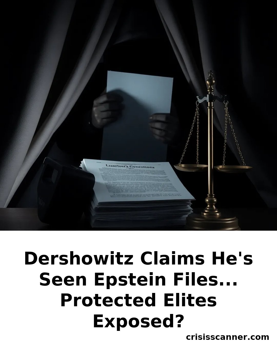 DERSHOWITZ CLAIMS HE'S SEEN EPSTEIN FILES... PROTECTED ELITES EXPOSED?