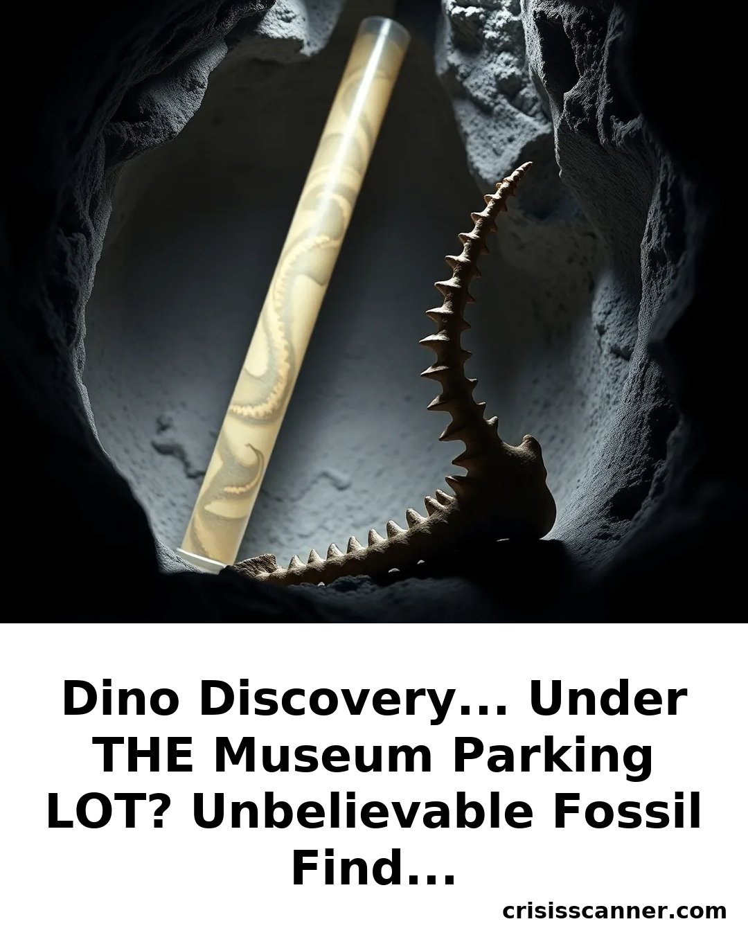 DINO DISCOVERY... UNDER THE MUSEUM PARKING LOT? Unbelievable Fossil Find Sparks Debate