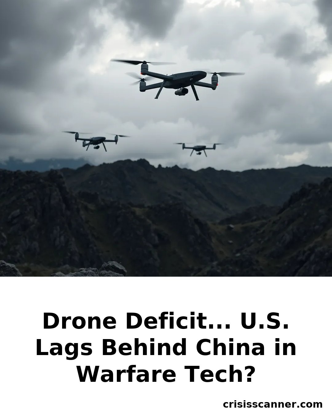 DRONE DEFICIT... U.S. Lags Behind China in Warfare Tech?