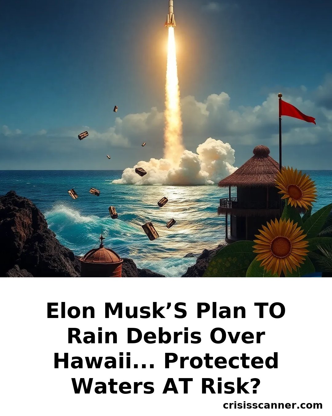 ELON MUSK’S PLAN TO RAIN DEBRIS OVER HAWAII... PROTECTED WATERS AT RISK?