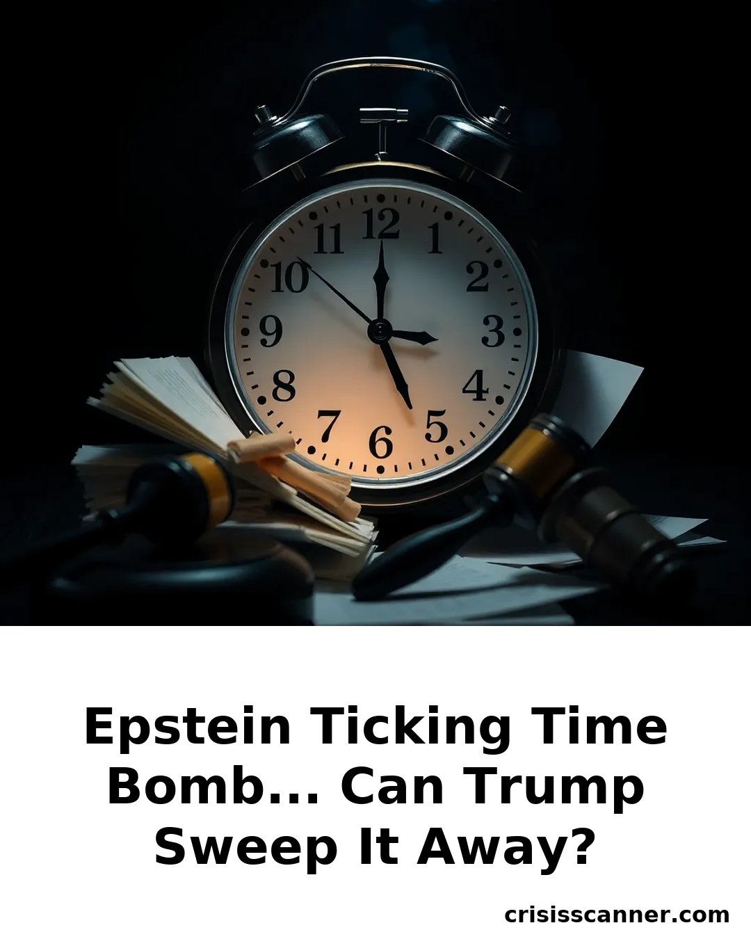EPSTEIN Ticking TIME BOMB... Can Trump Sweep It Away?