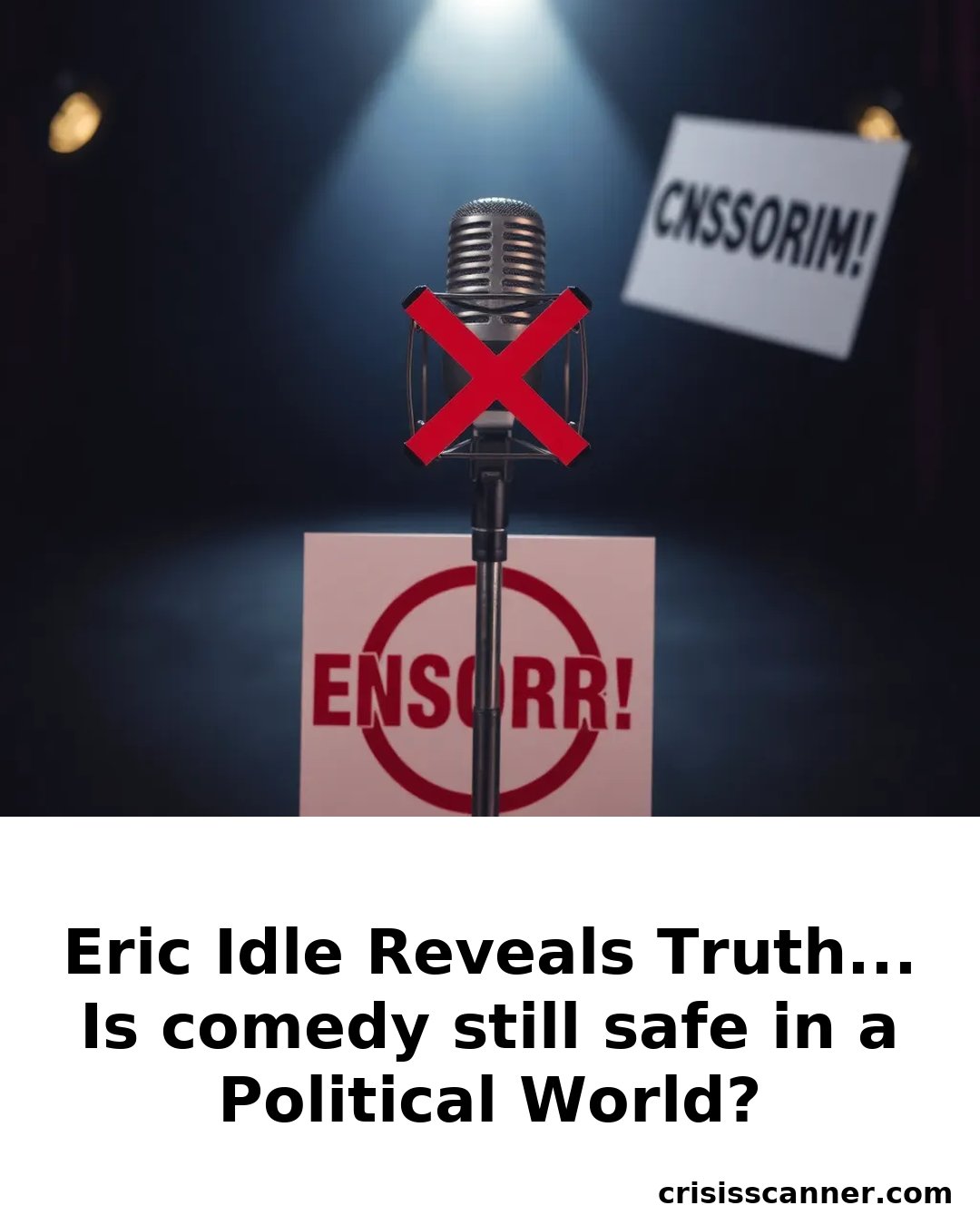 ERIC IDLE REVEALS TRUTH... Is comedy still safe in a POLITICAL WORLD?