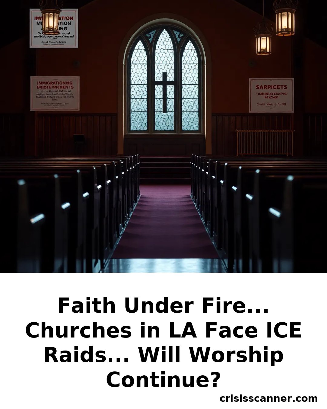 FAITH UNDER FIRE... Churches in LA Face ICE Raids... Will Worship Continue?
