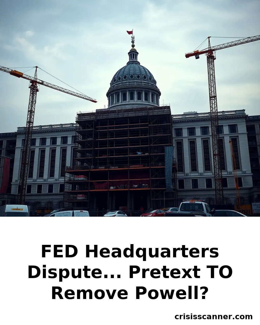 FED HEADQUARTERS DISPUTE... PRETEXT TO REMOVE POWELL?