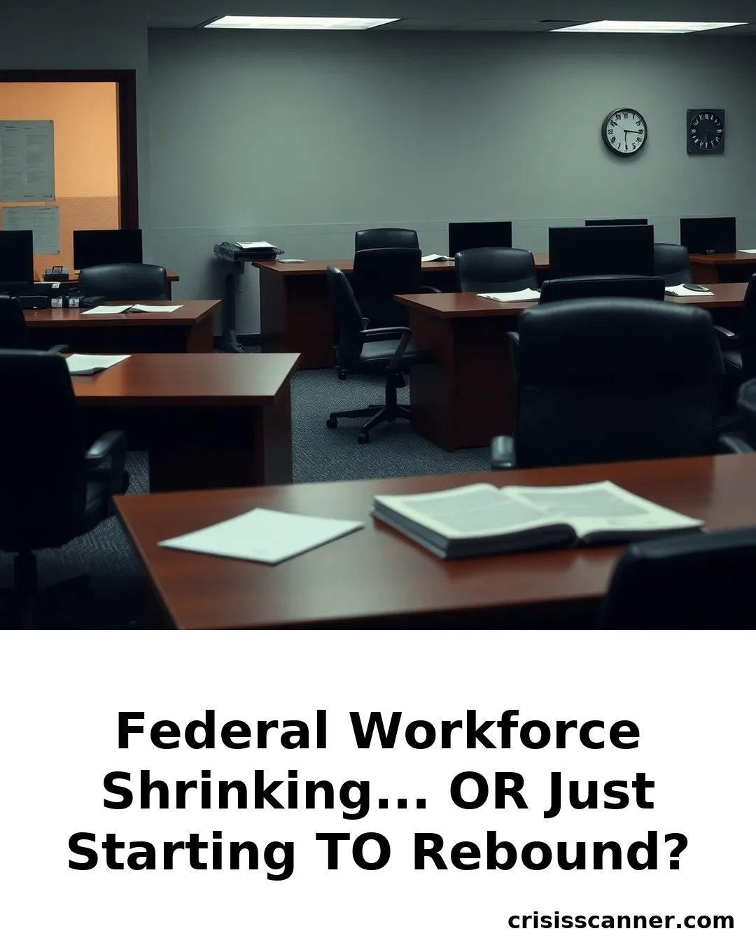 FEDERAL WORKFORCE SHRINKING... OR JUST STARTING TO REBOUND?