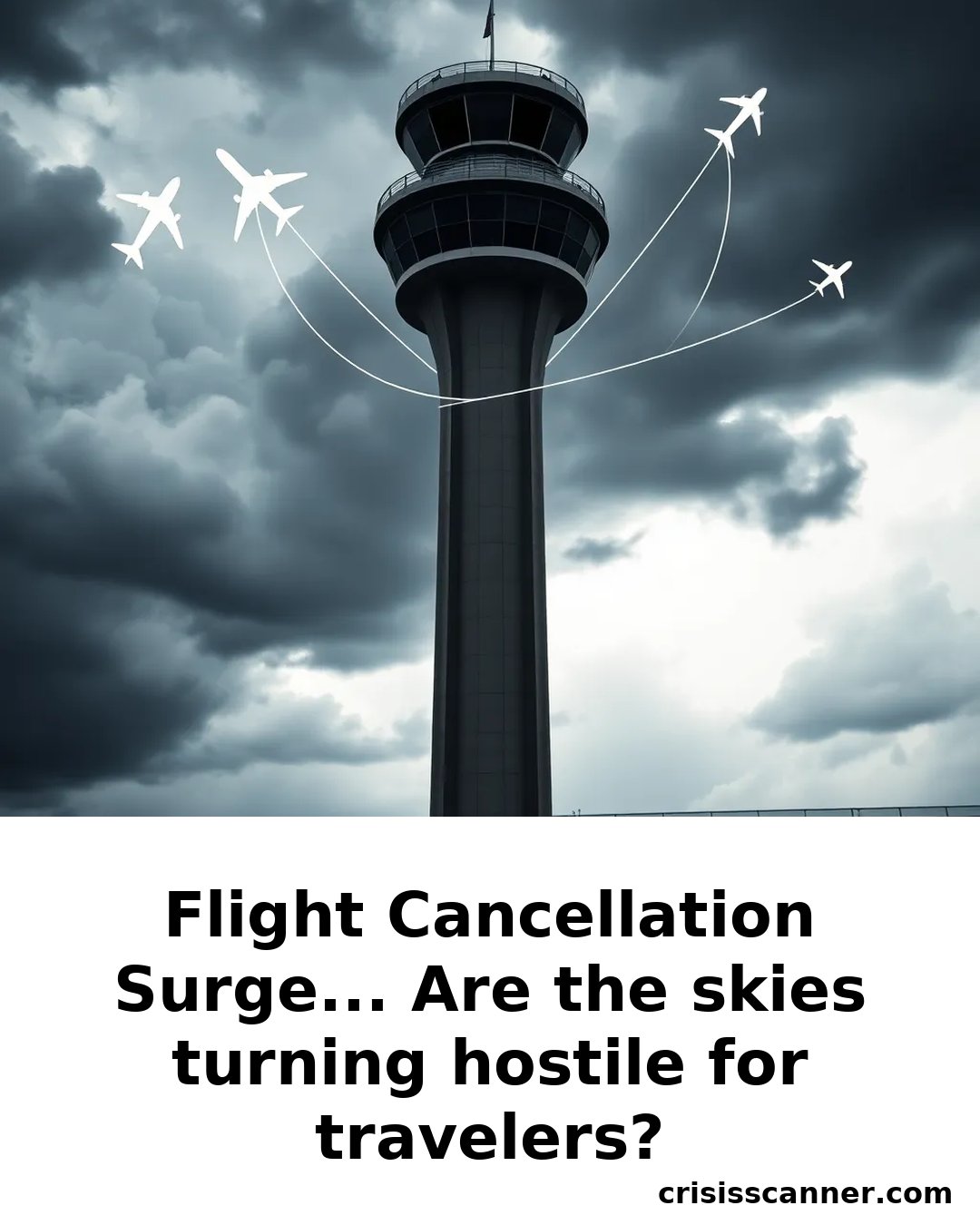 FLIGHT CANCELLATION SURGE... Are the skies turning hostile for travelers?