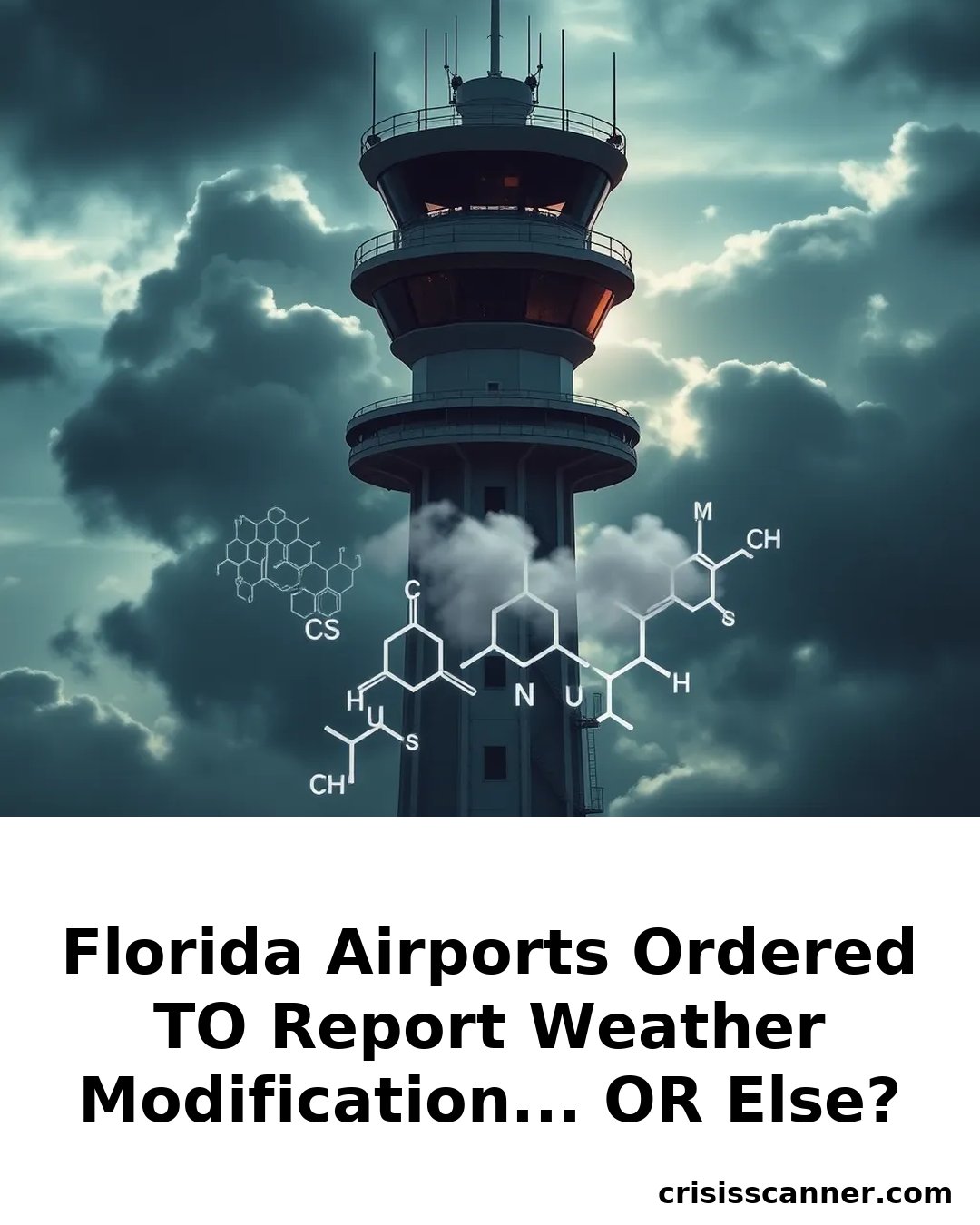 FLORIDA AIRPORTS ORDERED TO REPORT WEATHER MODIFICATION... OR ELSE?