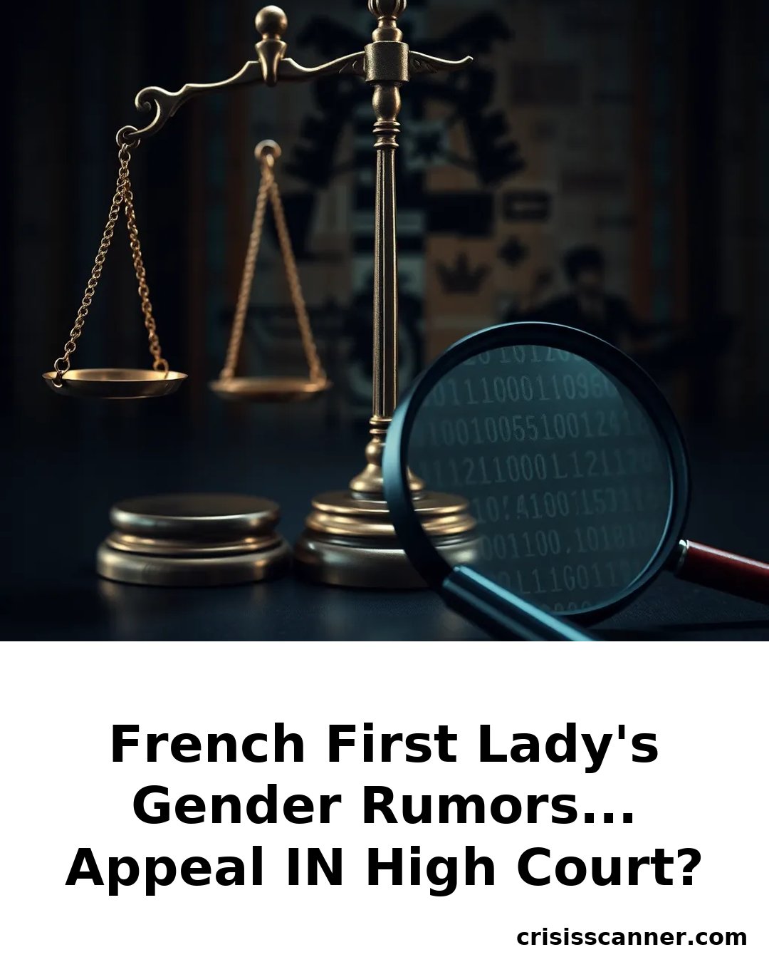 FRENCH FIRST LADY'S GENDER RUMORS... APPEAL IN HIGH COURT?
