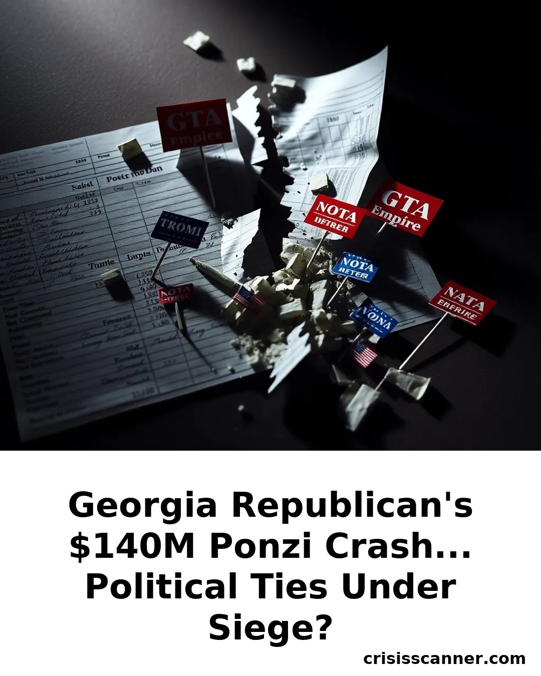 GEORGIA REPUBLICAN'S $140M PONZI CRASH... POLITICAL TIES UNDER SIEGE?