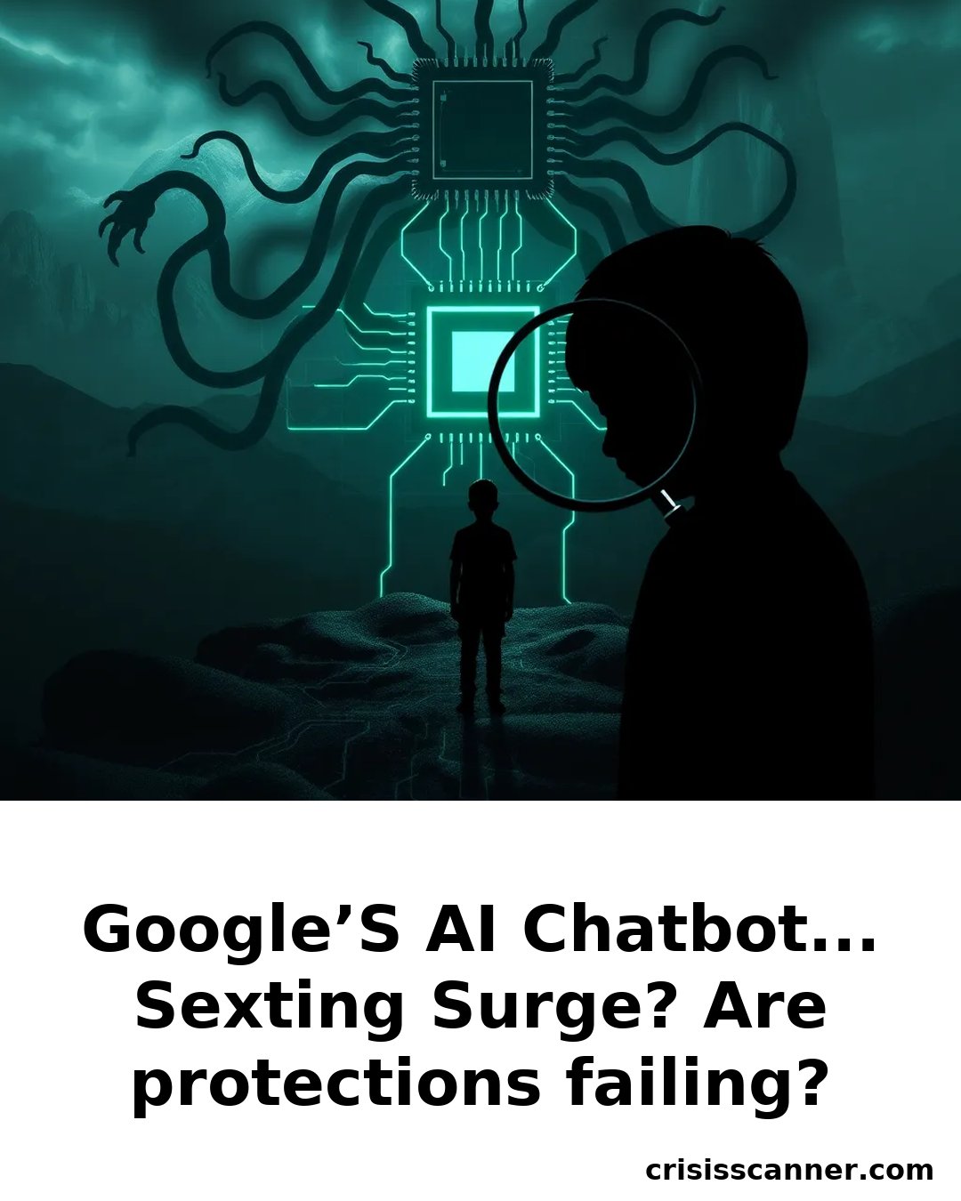 GOOGLE’S AI CHATBOT... SEXTING SURGE? Are protections failing?
