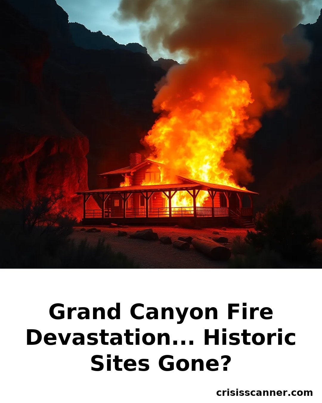 GRAND CANYON FIRE DEVASTATION... Historic Sites Gone?