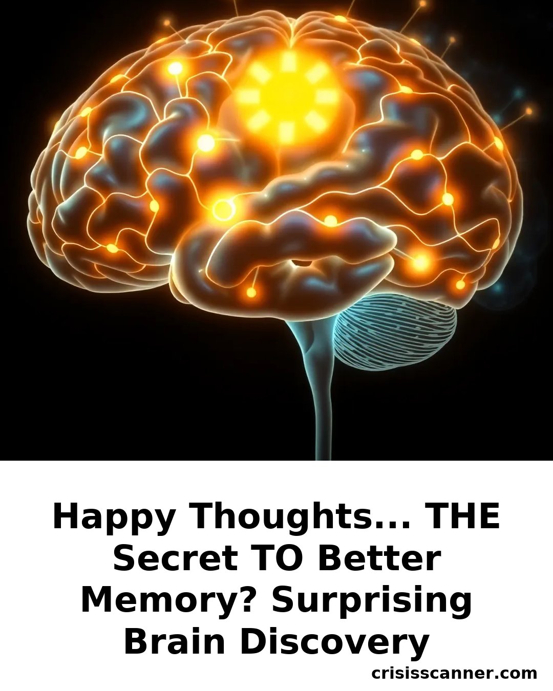 HAPPY THOUGHTS... THE SECRET TO BETTER MEMORY? SURPRISING BRAIN DISCOVERY