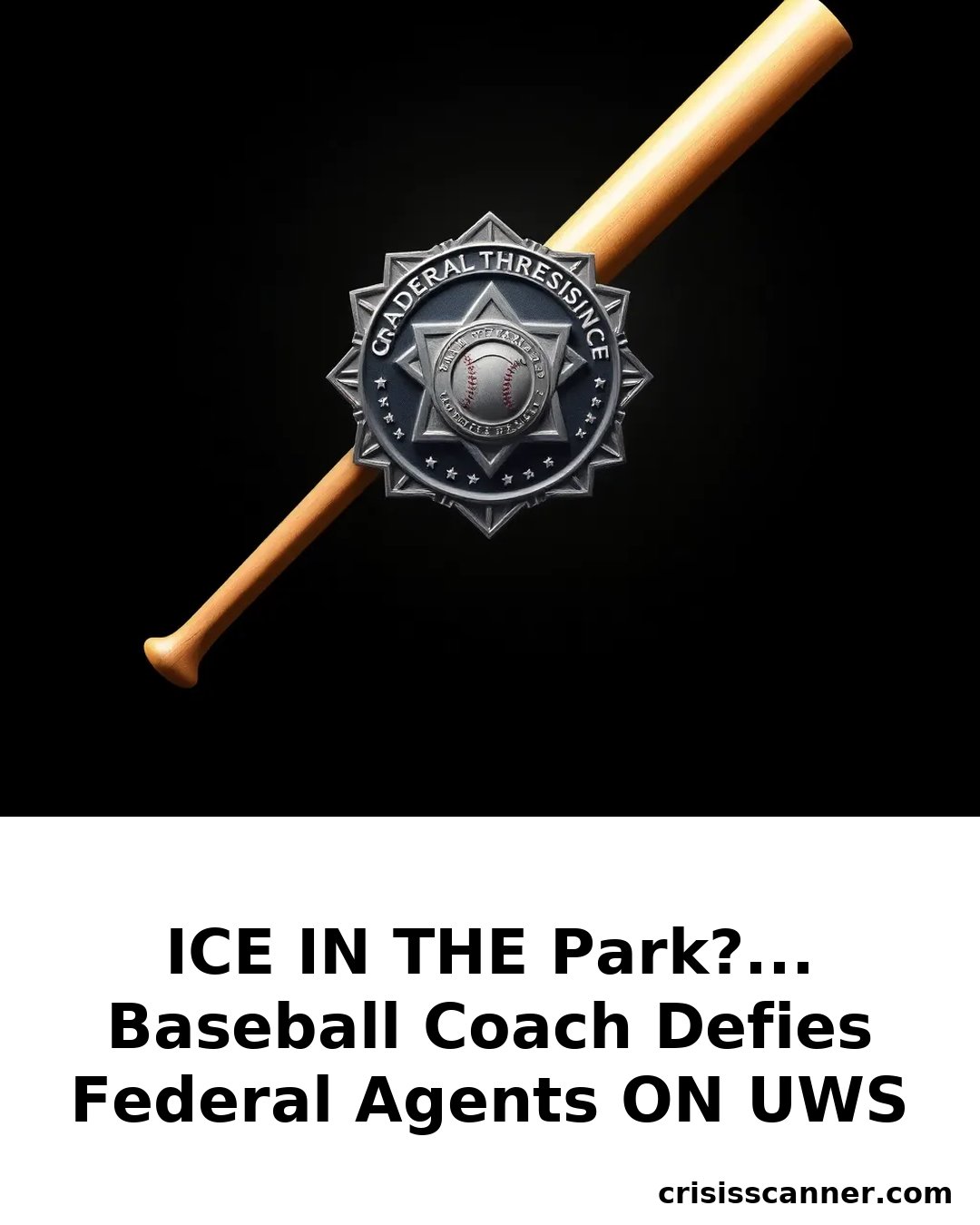 ICE IN THE PARK?... BASEBALL COACH DEFIES FEDERAL AGENTS ON UWS