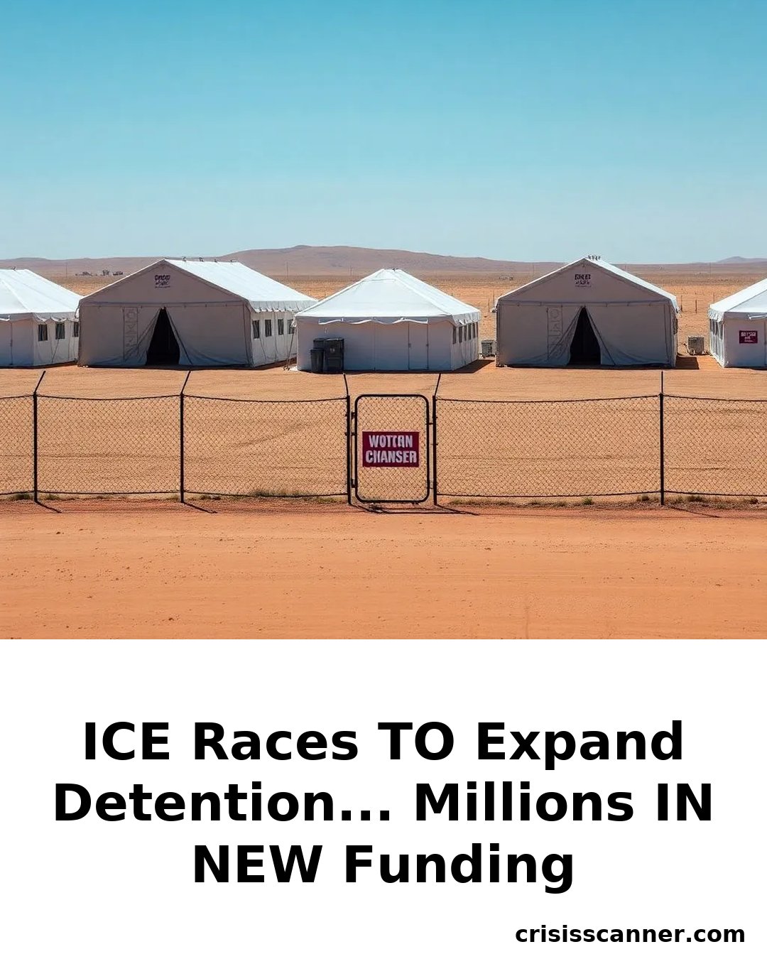 ICE RACES TO EXPAND DETENTION... MILLIONS IN NEW FUNDING