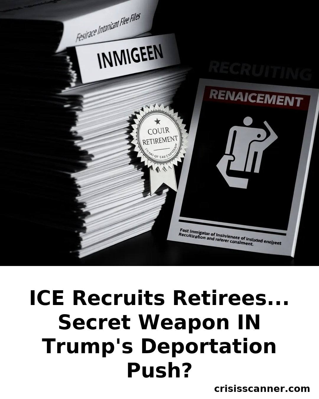 ICE RECRUITS RETIREES... SECRET WEAPON IN TRUMP'S DEPORTATION PUSH?
