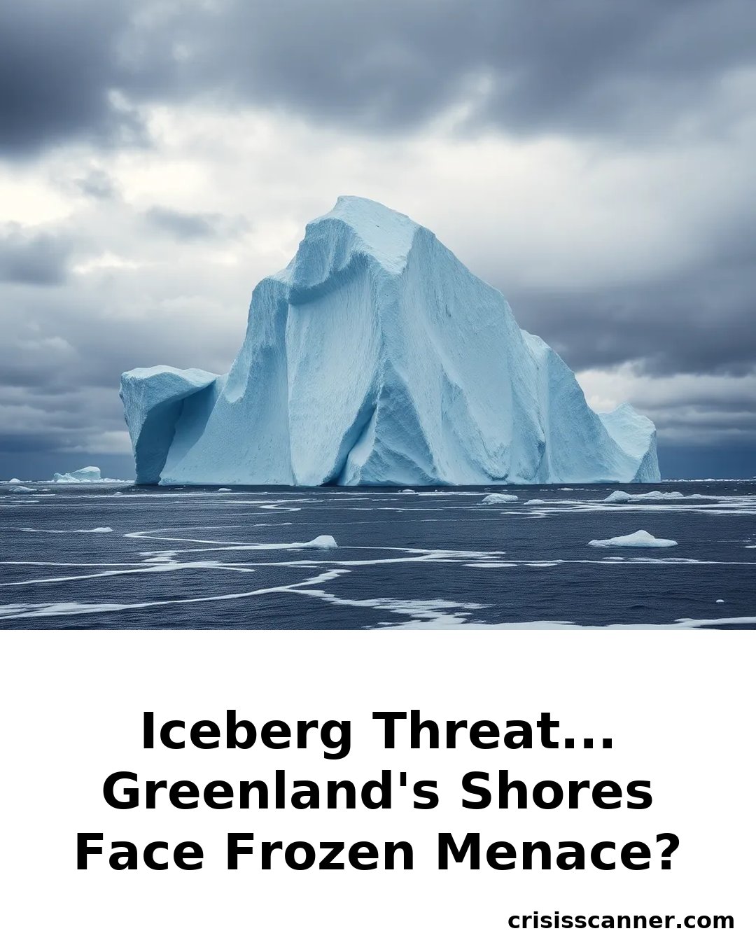 ICEBERG THREAT... Greenland's Shores Face Frozen Menace?