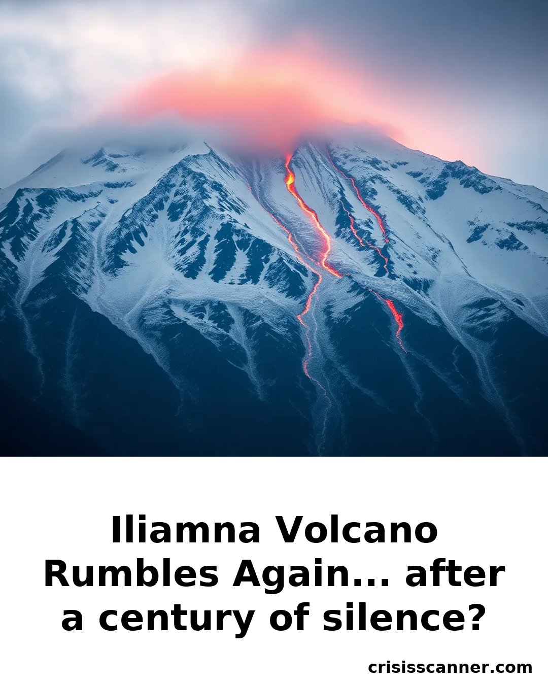 ILIAMNA VOLCANO RUMBLES AGAIN... after a century of silence?