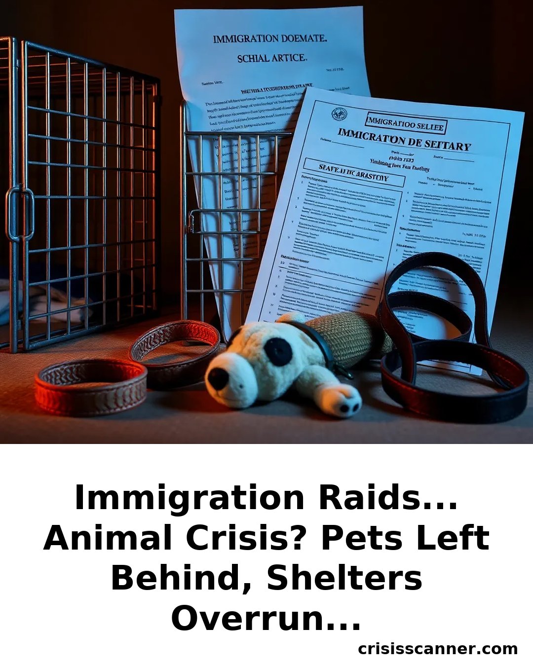 IMMIGRATION RAIDS... ANIMAL CRISIS? Pets Left Behind, Shelters Overrun...