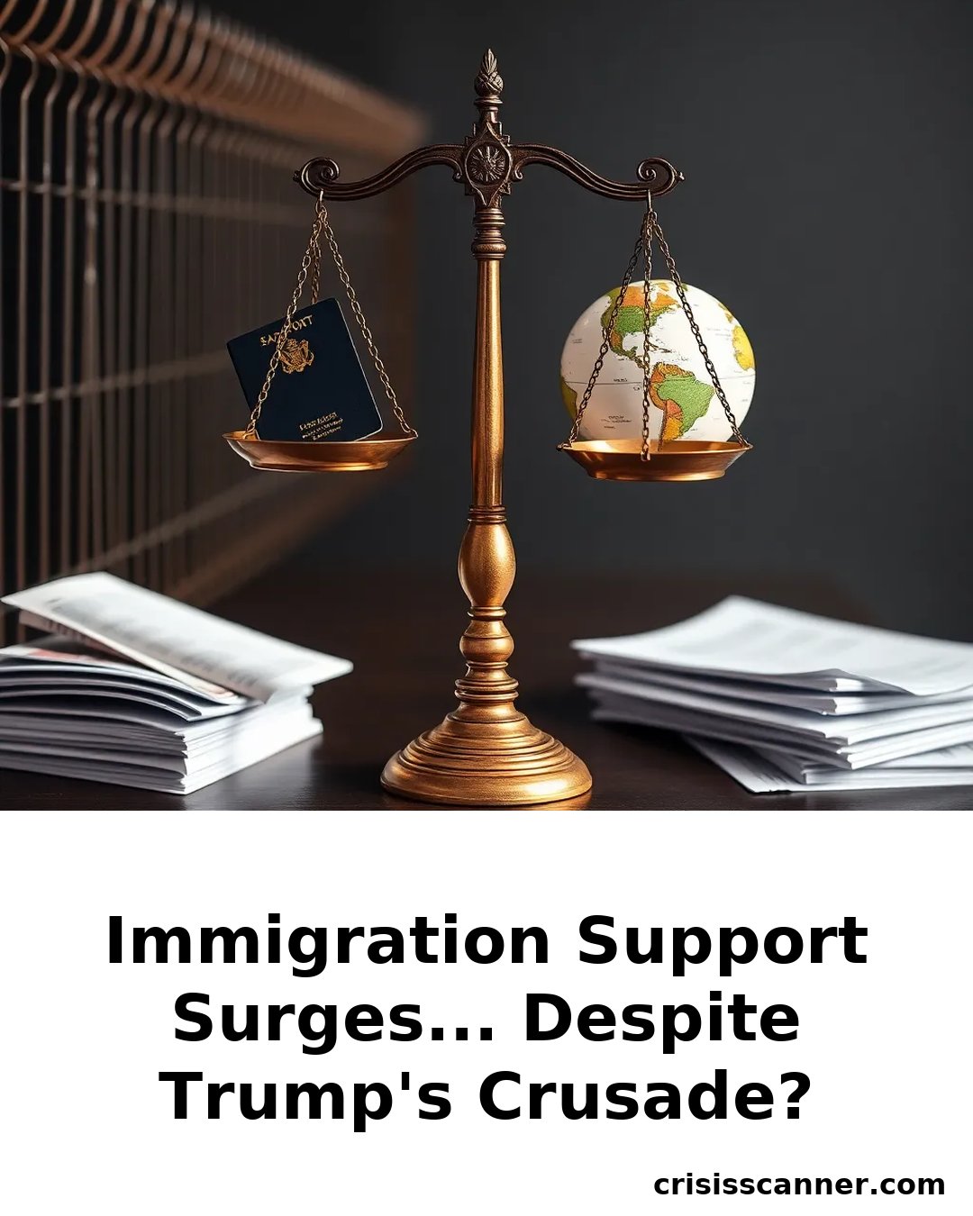 IMMIGRATION SUPPORT SURGES... Despite Trump's Crusade?