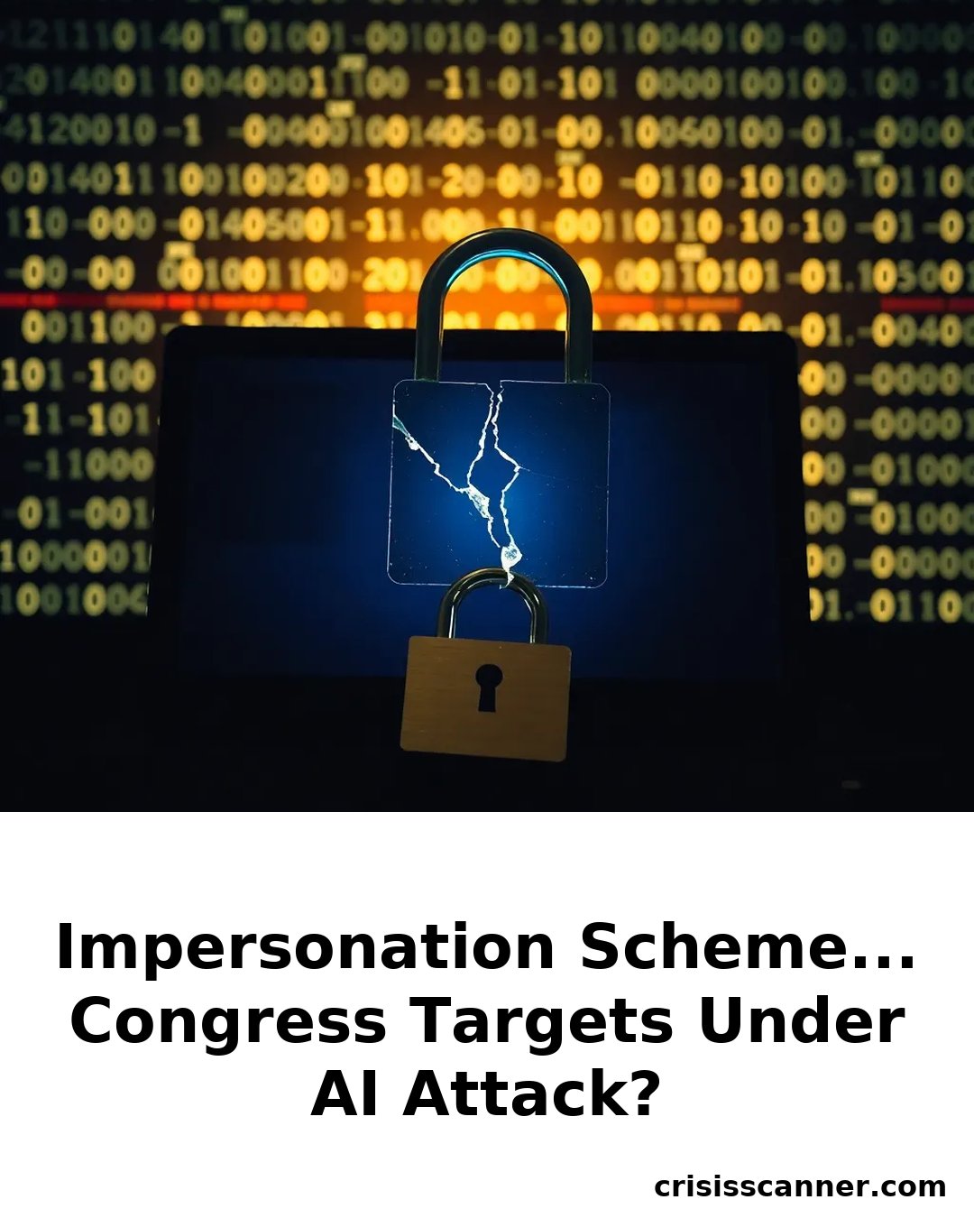 IMPERSONATION SCHEME... Congress Targets Under AI Attack?