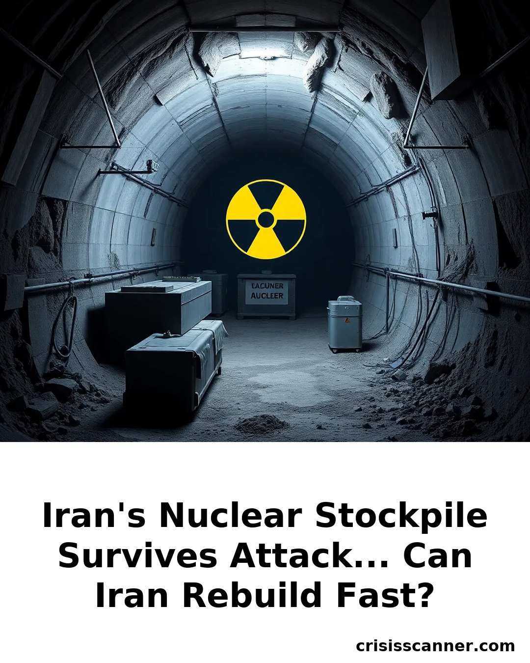 IRAN'S NUCLEAR STOCKPILE SURVIVES ATTACK... Can Iran Rebuild Fast?