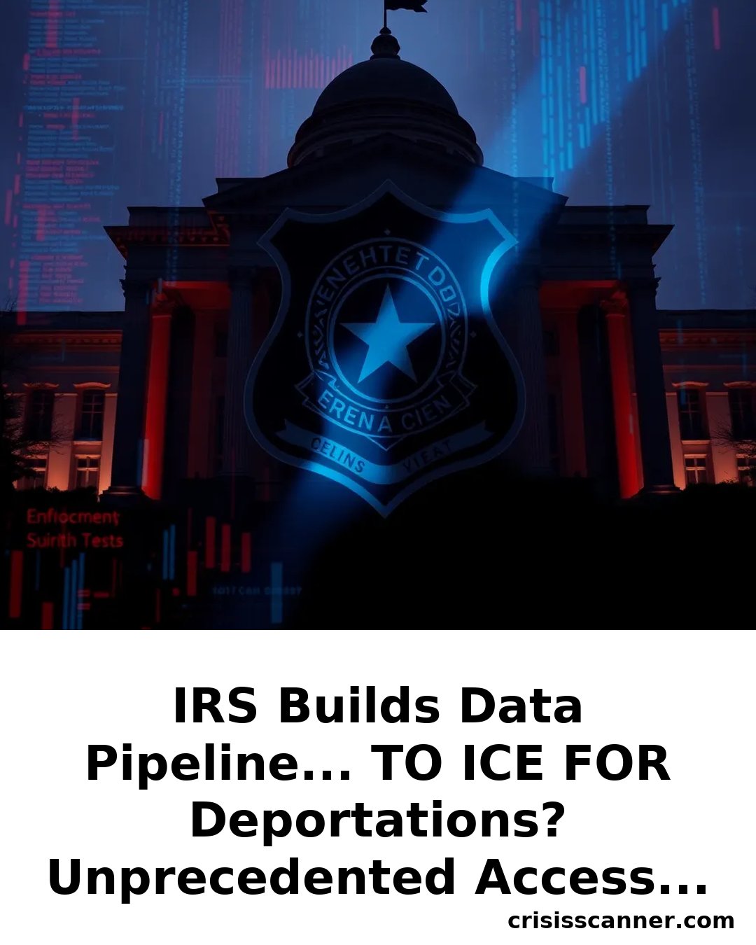 IRS BUILDS DATA PIPELINE... TO ICE FOR DEPORTATIONS? Unprecedented Access Explored