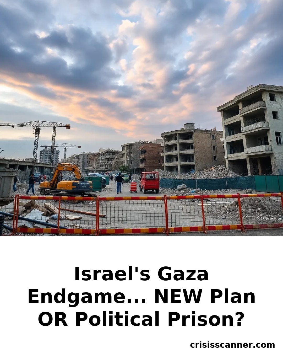 ISRAEL'S GAZA ENDGAME... NEW PLAN OR POLITICAL PRISON?