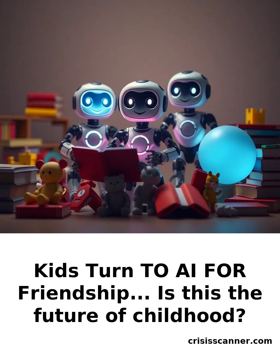 KIDS TURN TO AI FOR FRIENDSHIP... Is this the future of childhood?