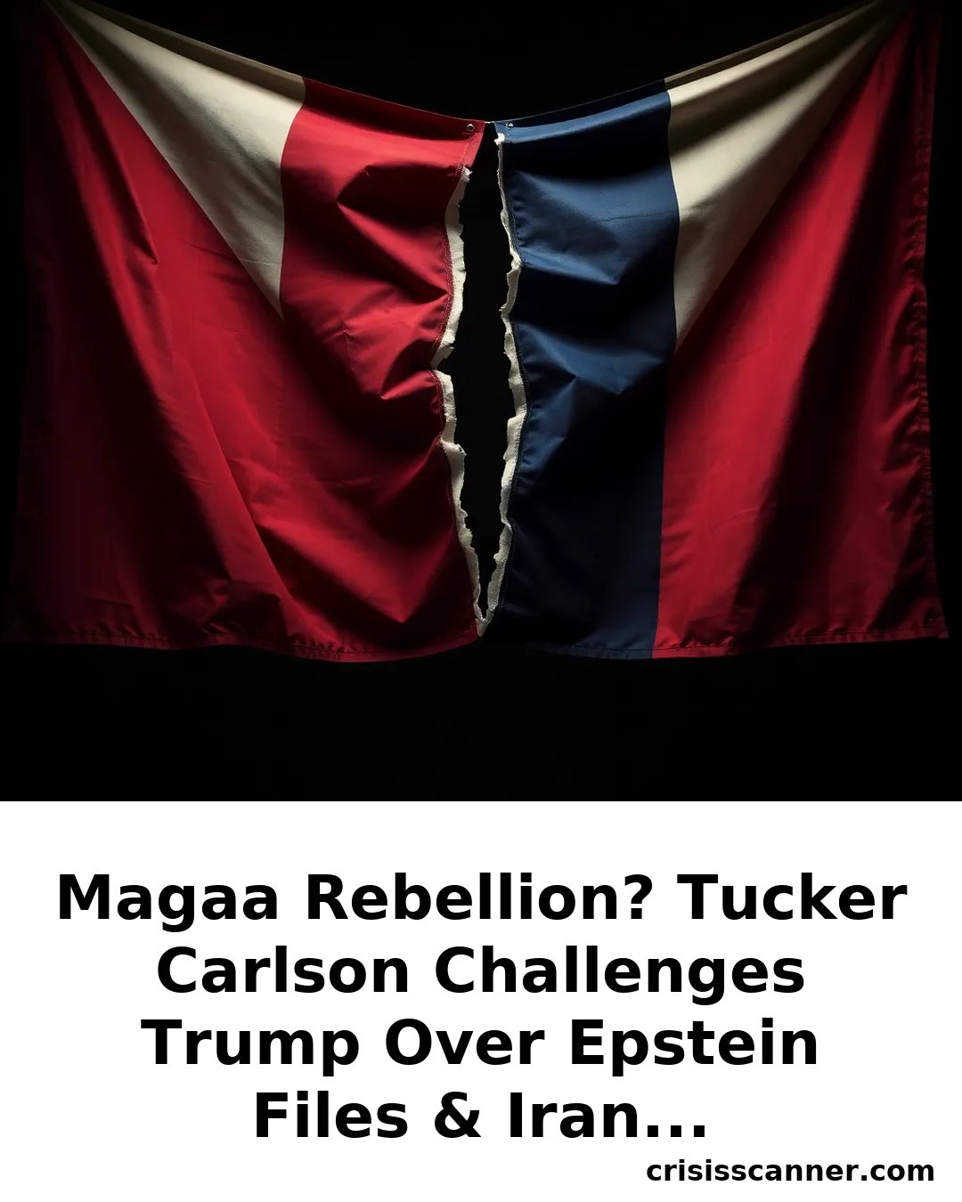 MAGAA REBELLION? Tucker Carlson Challenges Trump Over Epstein Files & Iran Policy...