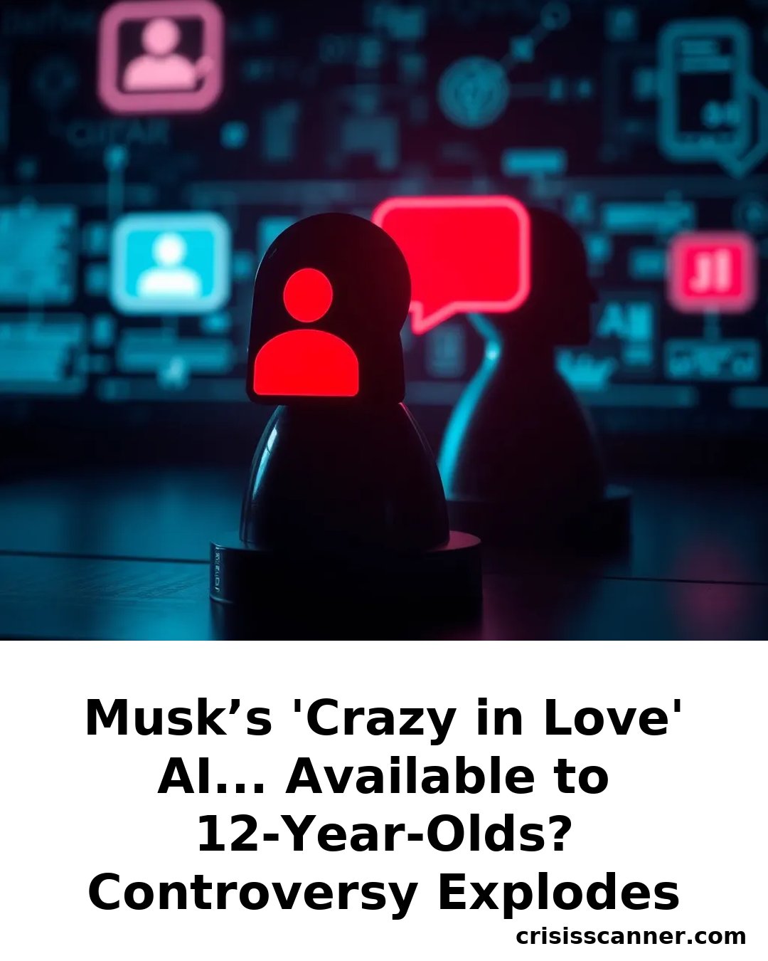 Musk’s 'Crazy in Love' AI... Available to 12-Year-Olds? Controversy Explodes