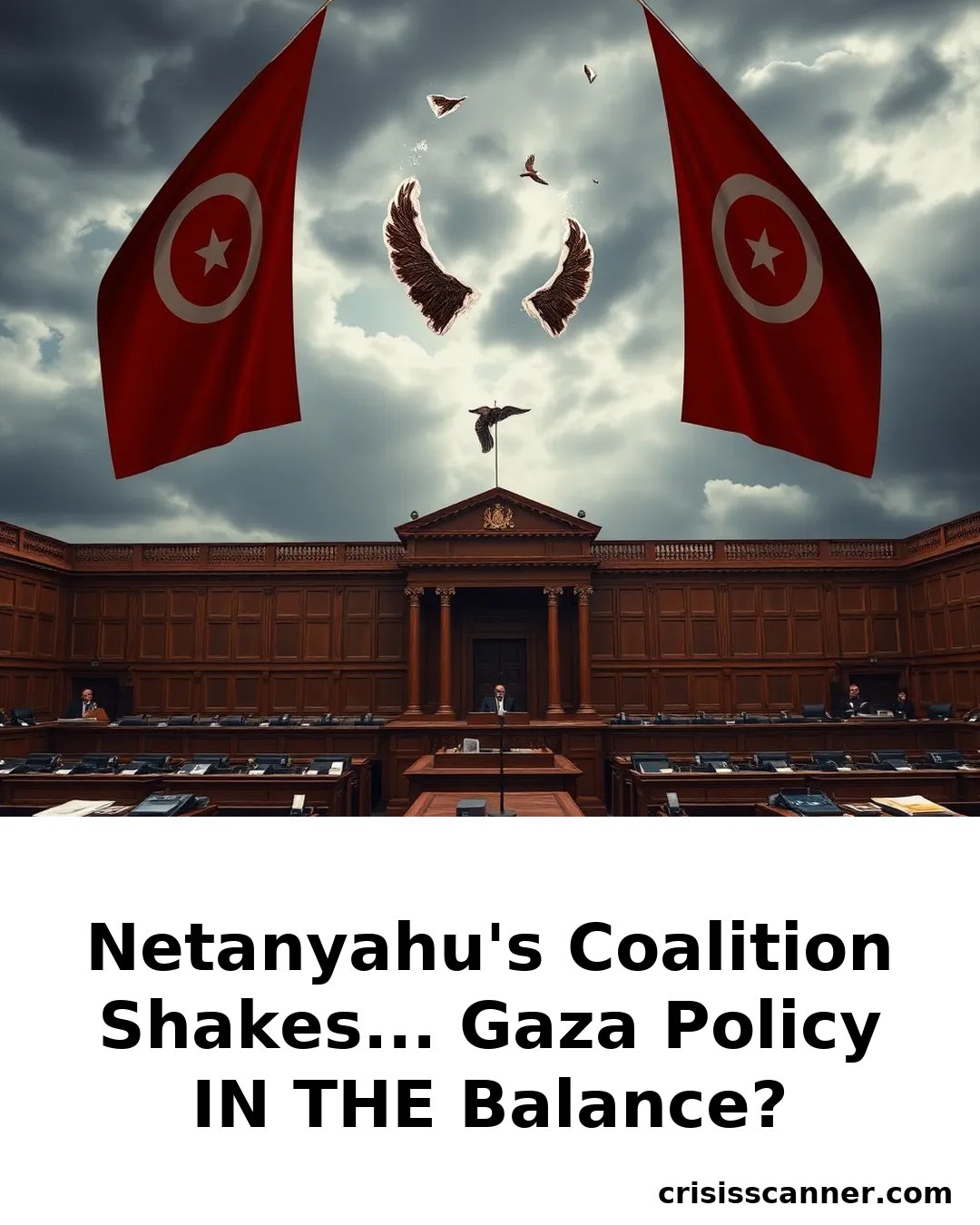 NETANYAHU'S COALITION SHAKES... GAZA POLICY IN THE BALANCE?