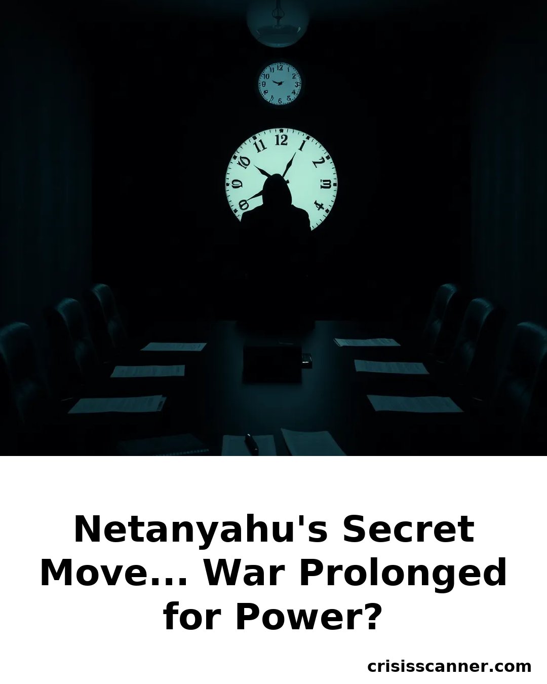 NETANYAHU'S SECRET MOVE... War Prolonged for Power?
