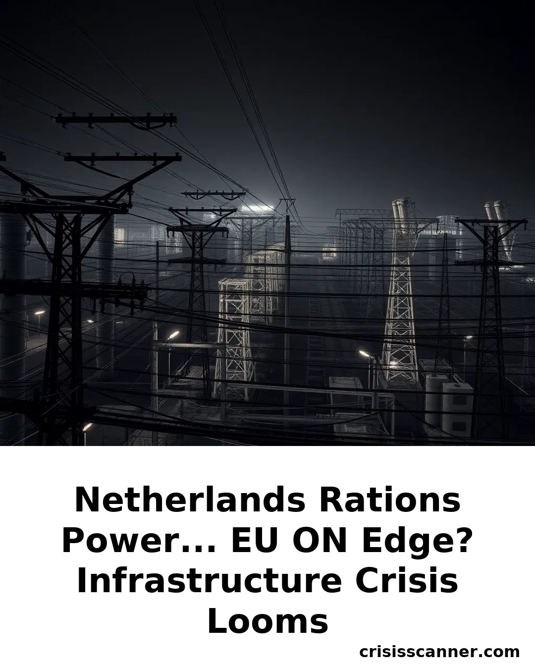NETHERLANDS RATIONS POWER... EU ON EDGE? Infrastructure Crisis Looms