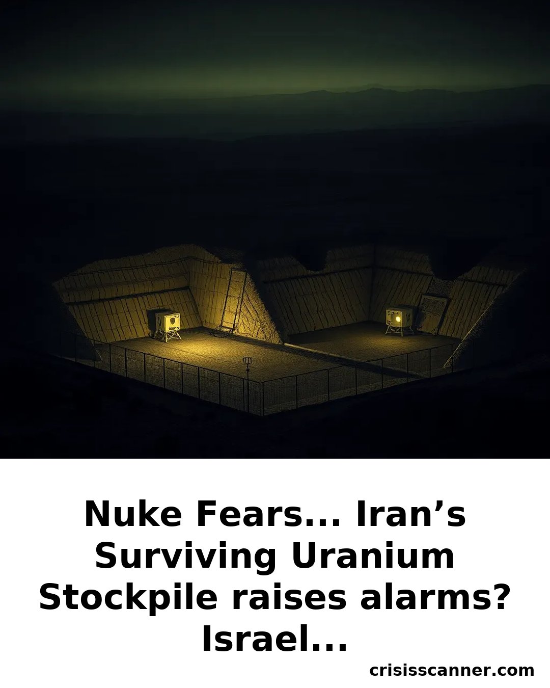 NUKE FEARS... Iran’s SURVIVING Uranium STOCKPILE raises alarms? Israel signals readiness to strike again