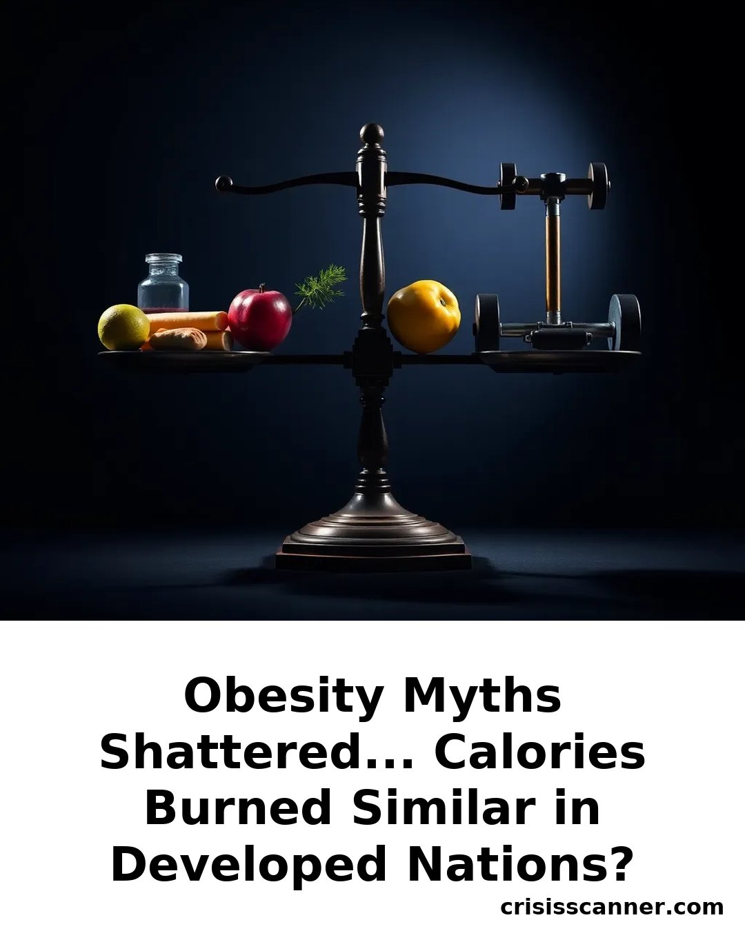 OBESITY MYTHS SHATTERED... Calories Burned Similar in Developed Nations?