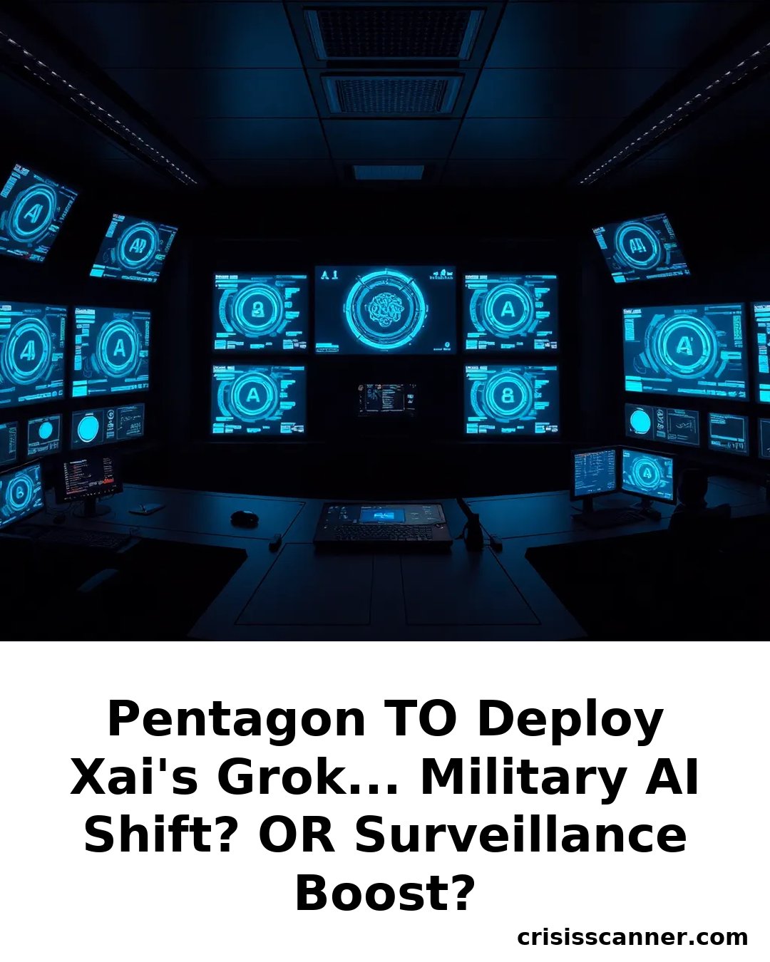PENTAGON TO DEPLOY XAI'S GROK... MILITARY AI SHIFT? OR SURVEILLANCE BOOST?