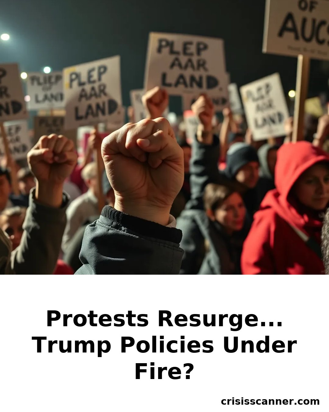 PROTESTS RESURGE... Trump Policies Under Fire?