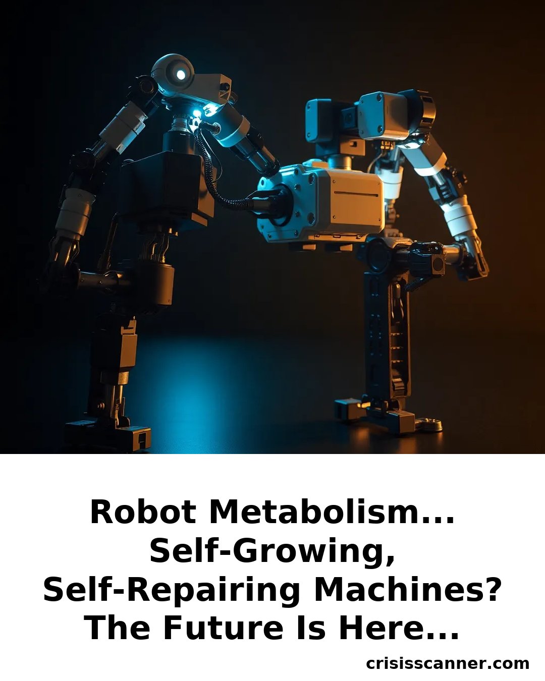 ROBOT METABOLISM... Self-Growing, Self-Repairing Machines? The Future Is Here...