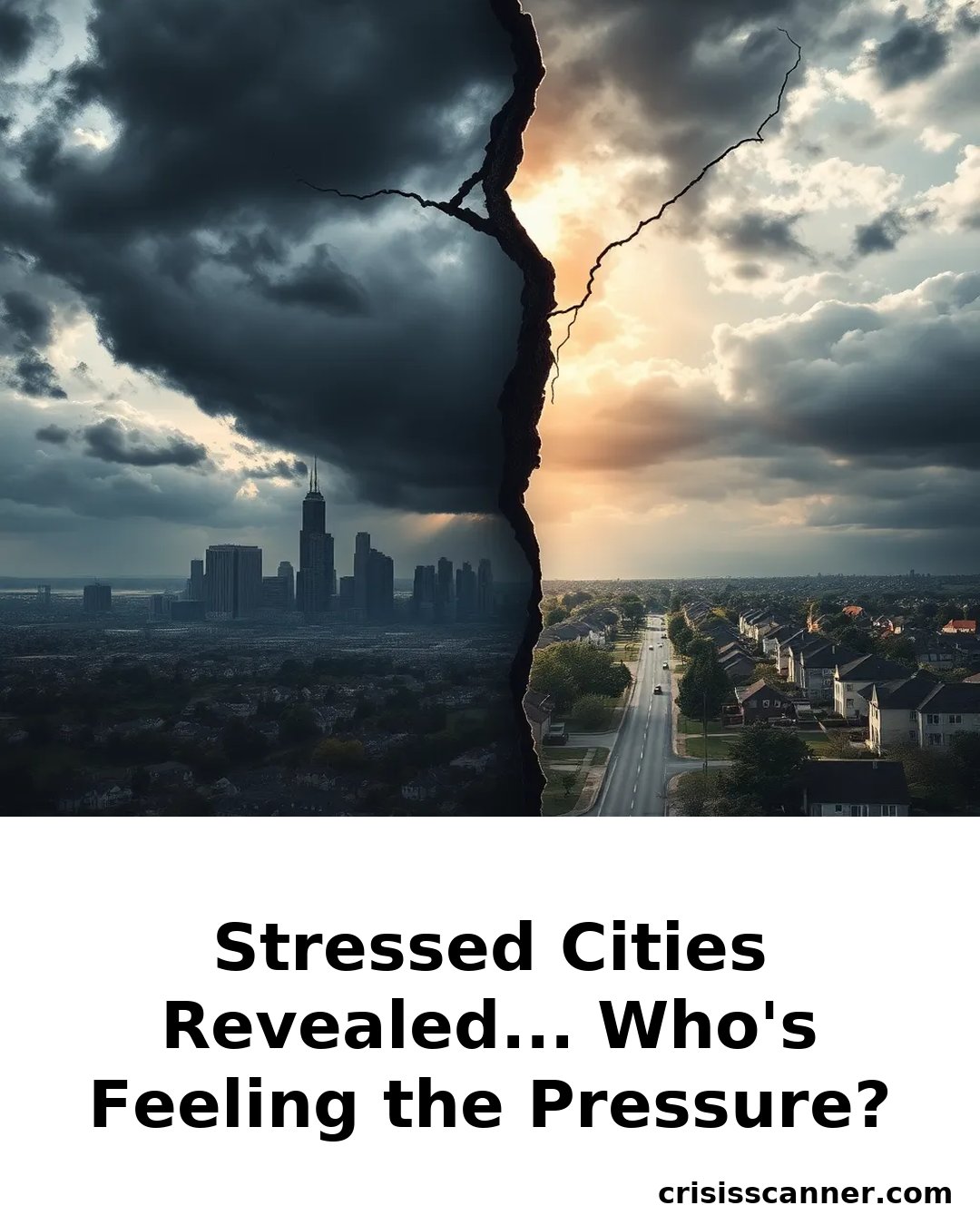 STRESSED CITIES REVEALED... Who's Feeling the Pressure?