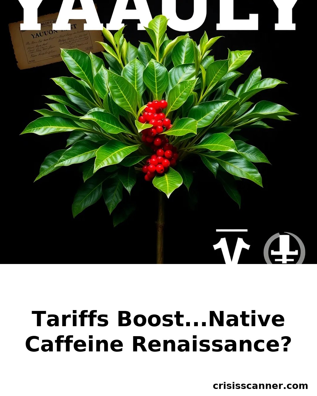 TARIFFS BOOST...NATIVE CAFFEINE RENAISSANCE?