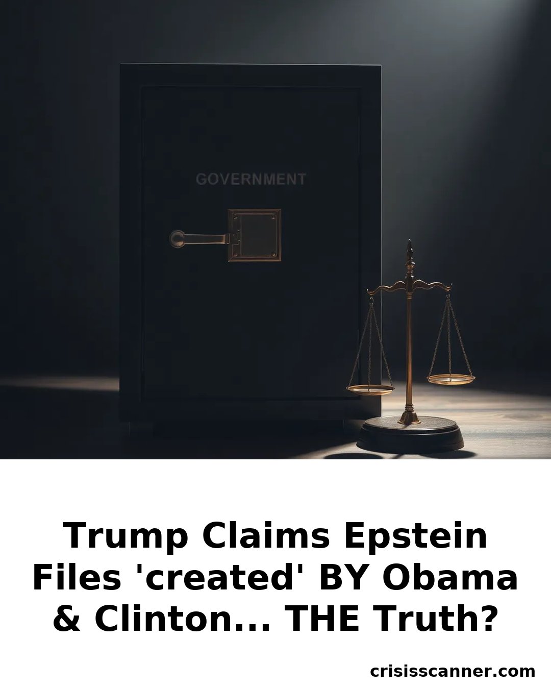 TRUMP CLAIMS EPSTEIN FILES 'CREATED' BY OBAMA & CLINTON... THE TRUTH?