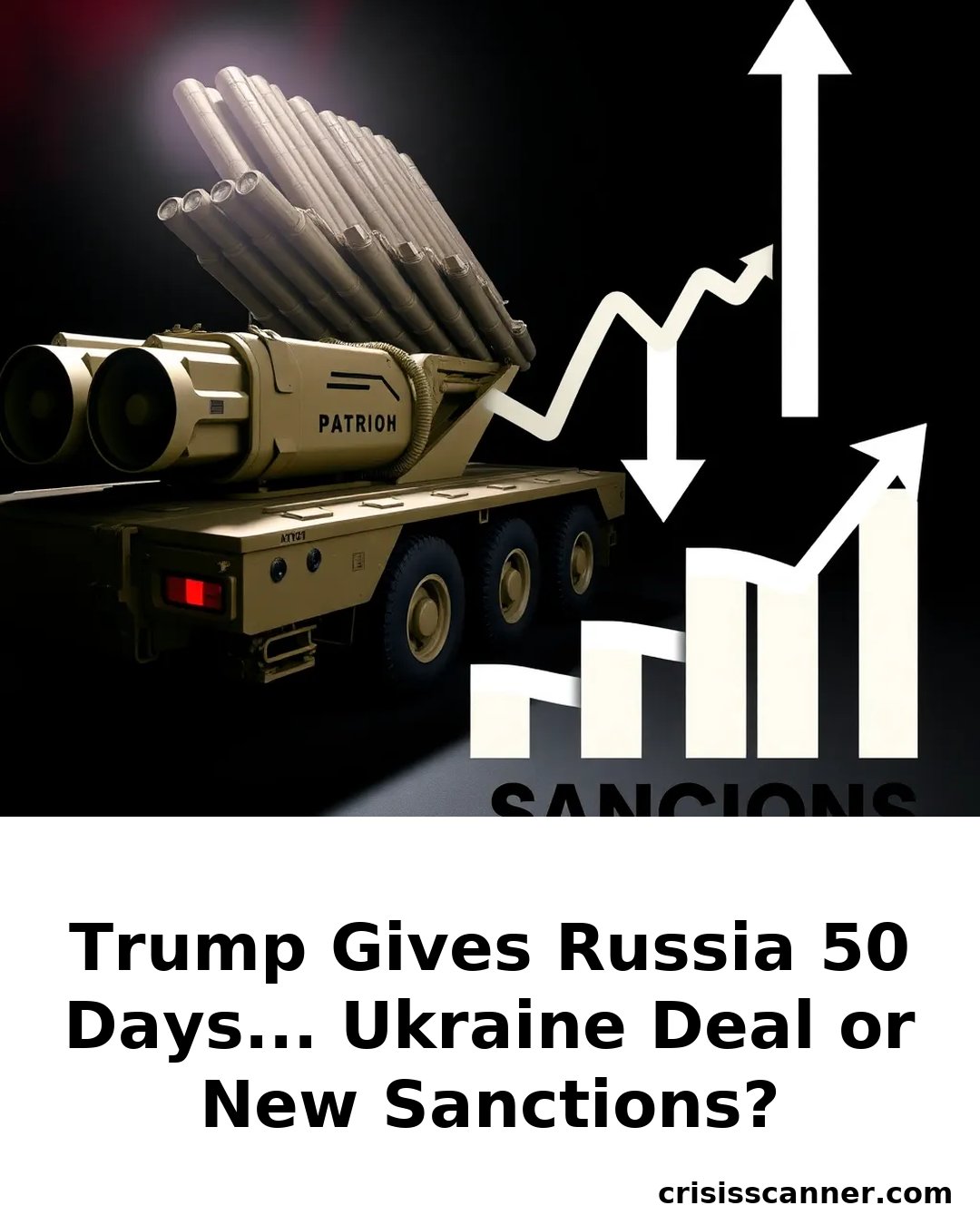 TRUMP GIVES RUSSIA 50 DAYS... Ukraine Deal or New Sanctions?