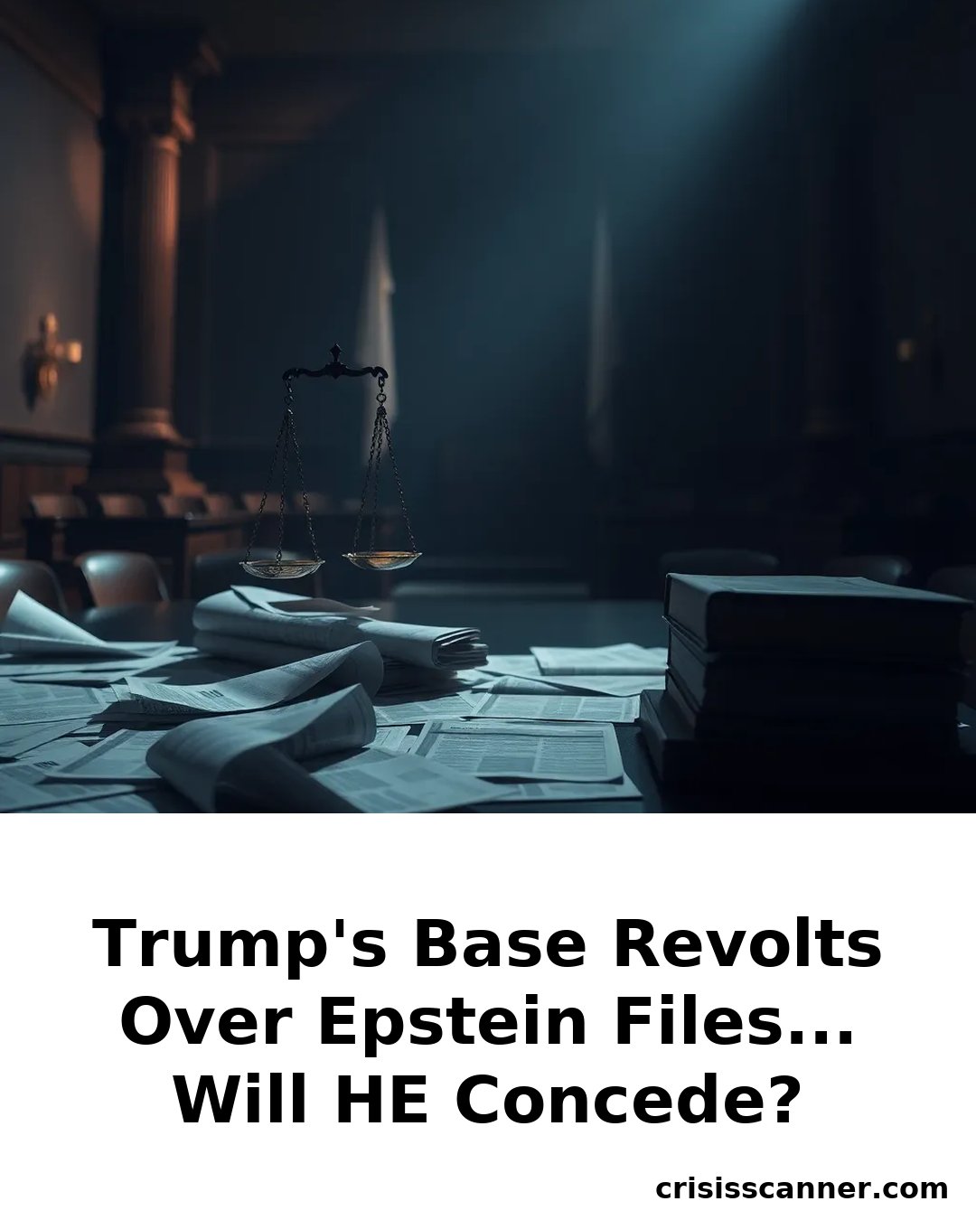 TRUMP'S BASE REVOLTS OVER EPSTEIN FILES... WILL HE CONCEDE?