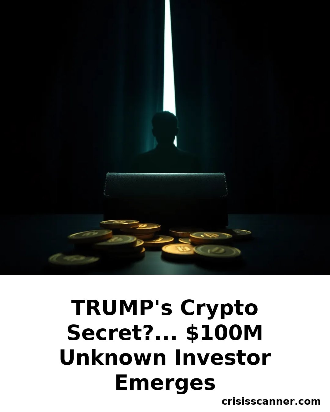 TRUMP's Crypto SECRET?... $100M UNKNOWN INVESTOR EMERGES